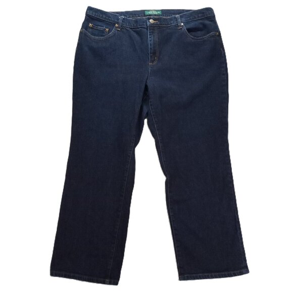 LRL Lauren Jeans Co Jeans Women Plus 42x28, Tag 20W Stretch Classic Straight - Picture 1 of 12